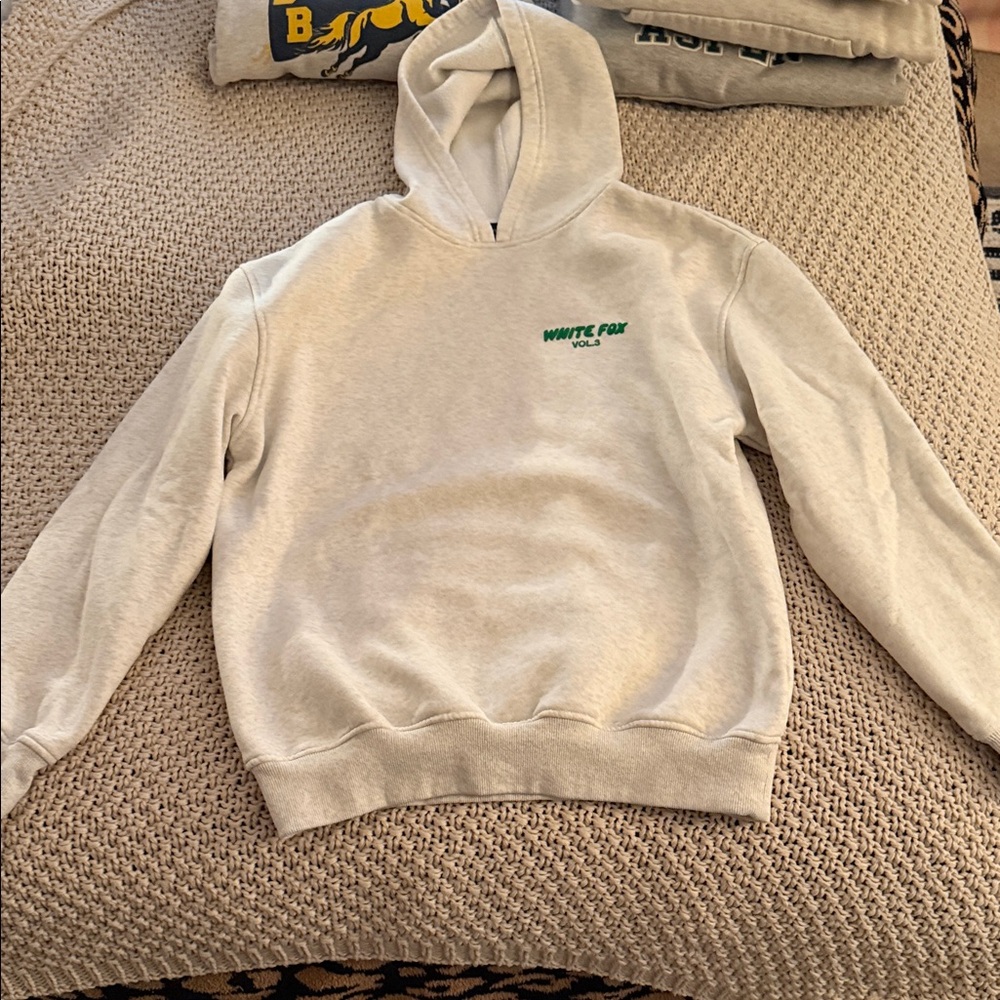 White Fox Boutique Light Gray Hoodie